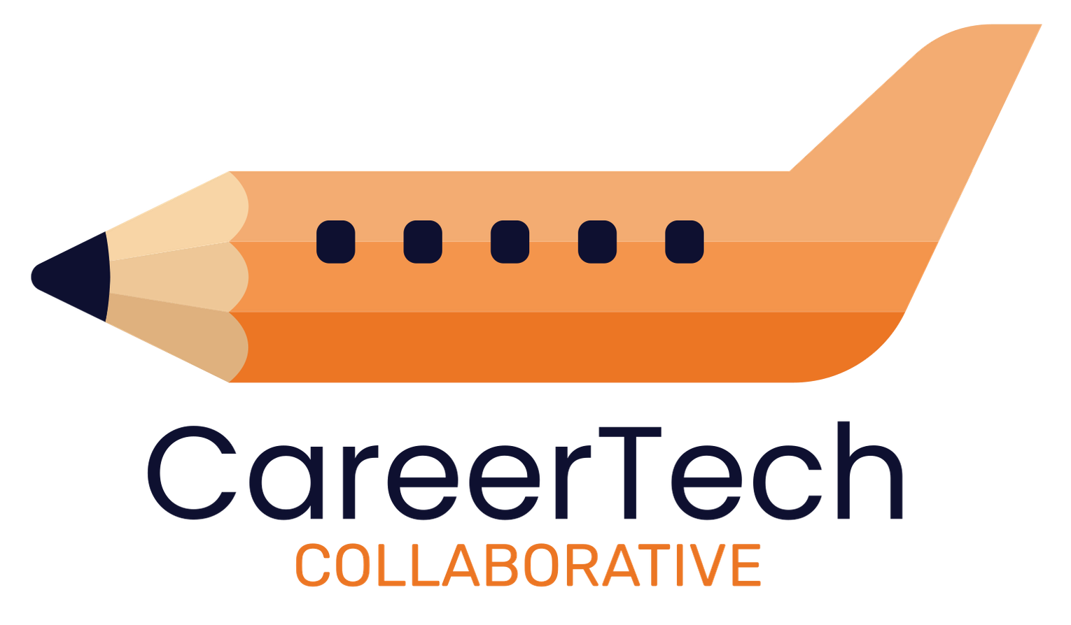 Plane and text below (centered) (tight)