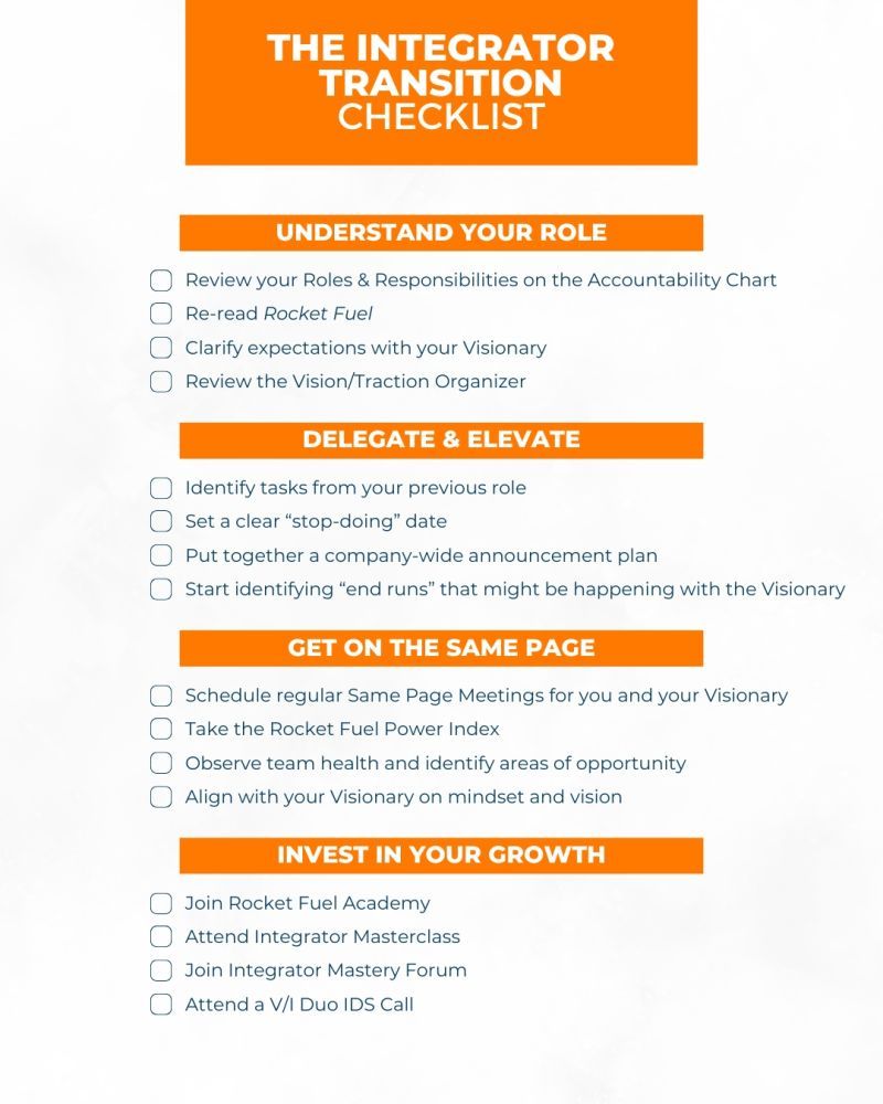 EOS Implementer in Columbia SC coaching Integrators and leadership teams on owning and mastering their Integrator seat to drive business traction.