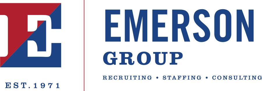 Side by side Emerson logo transparent background