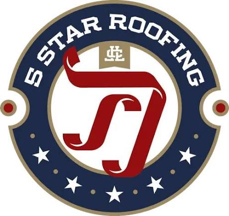 5 Star Roofing Logo